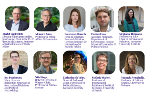 An image of photos of all of the speakers with their names and titles below their photo.